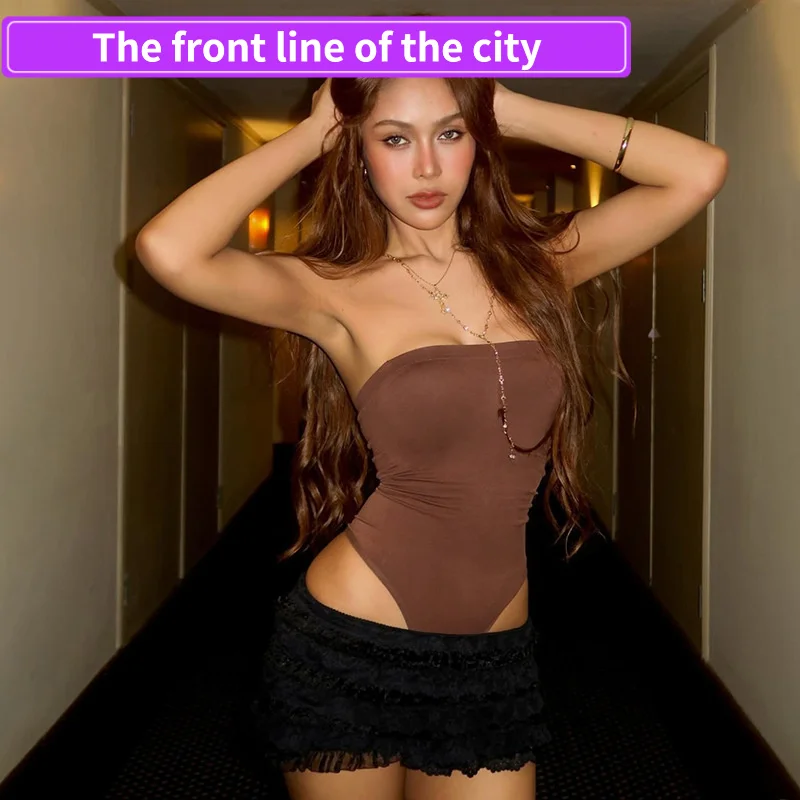 

Сексуальные облегающие кружевные брюки-кюлоты на одно плечо, летние, однотонные, с низкой талией, из аммиачной ткани