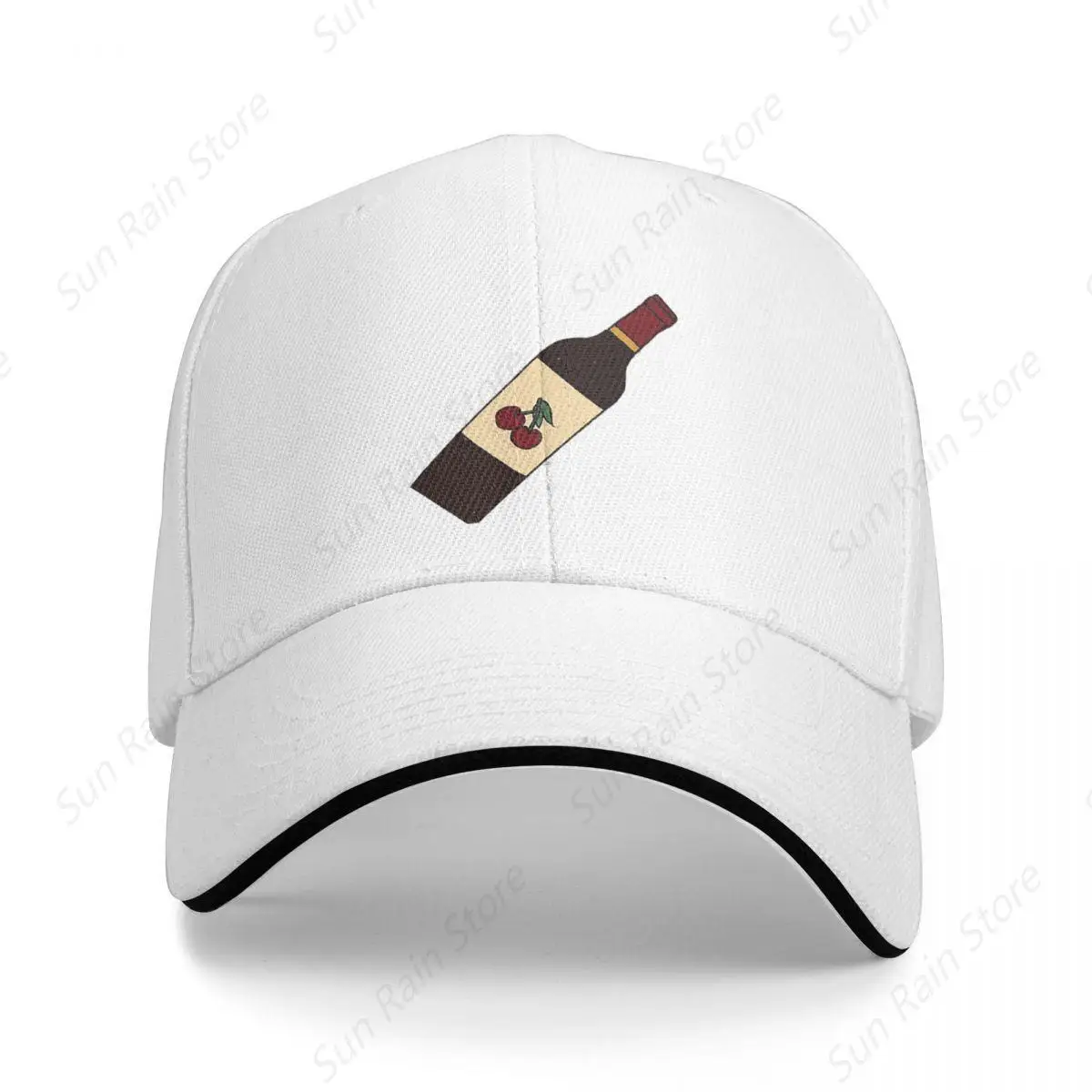 Cherry Wine Cap Fashion Casual Baseball Caps Adjustable Hat Hip Hop Summer Unisex Baseball Hats Customizable Polychromatic