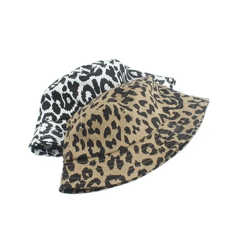 Cow Print Bucket Hat For Kids Summer Cute Baby Sun Hat Boys Girls Fashion Panama Cap Cotton Fisherman Hats