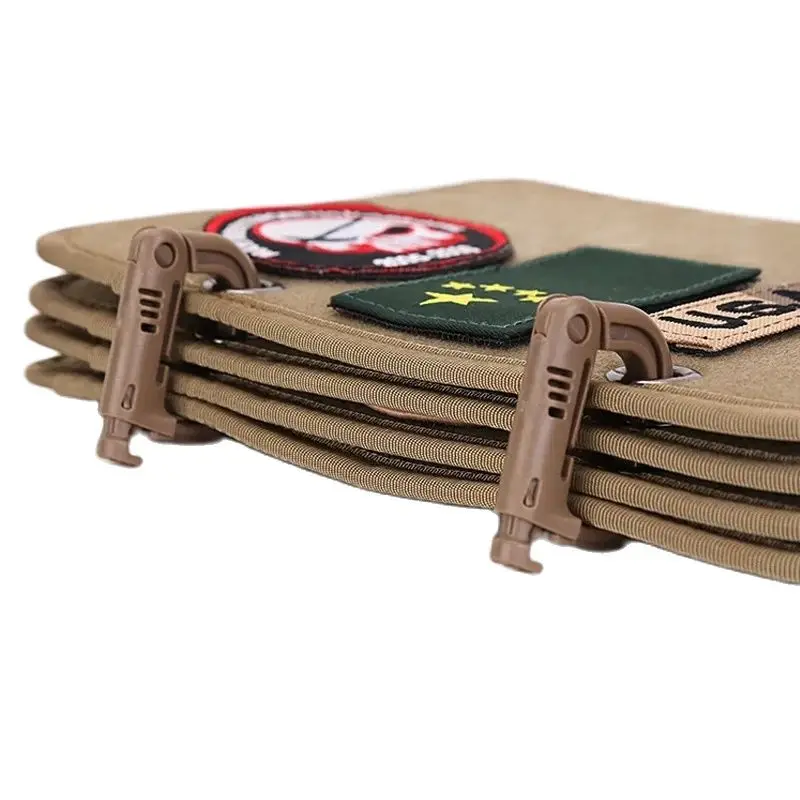 Tactical Badge Folding Mat Sticker Holder for Hunting Tactical Morale Magic Sticker Patch Holder