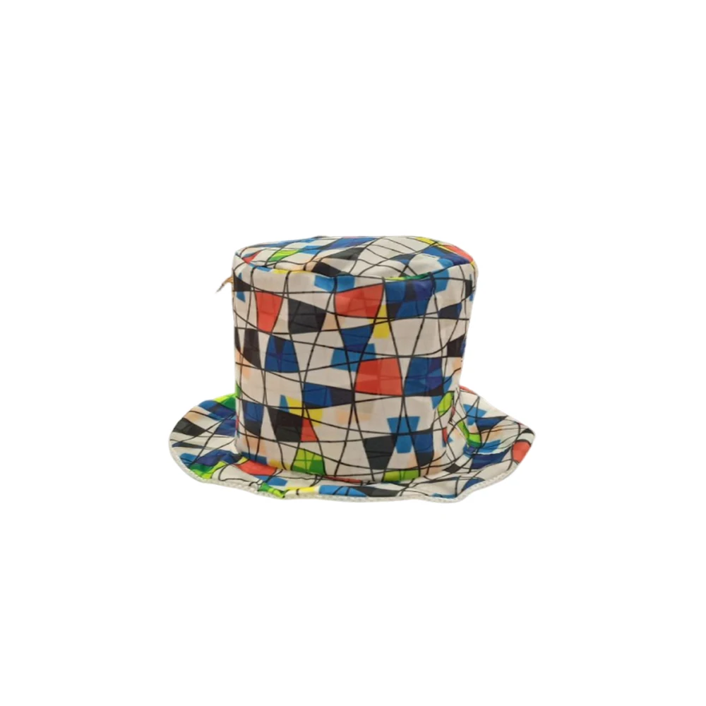 Flagnshow Free Size 100% Polyester Mondrian Style Bucket Hat Caps