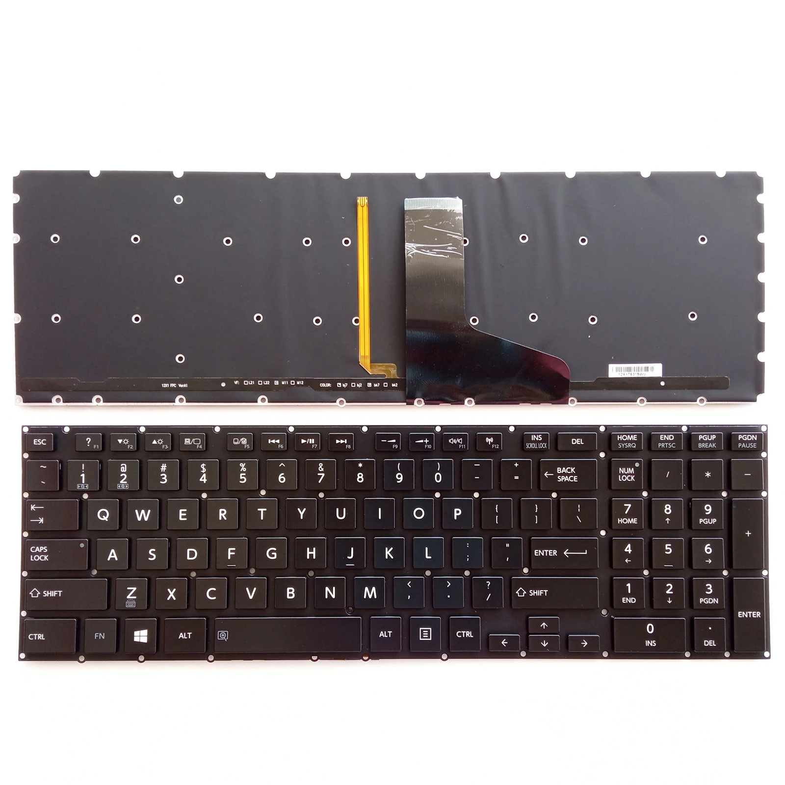 New For Toshiba Satellite P55T-A5105SL P55T-A5116 P55T-A5118 Keyboard backlit US