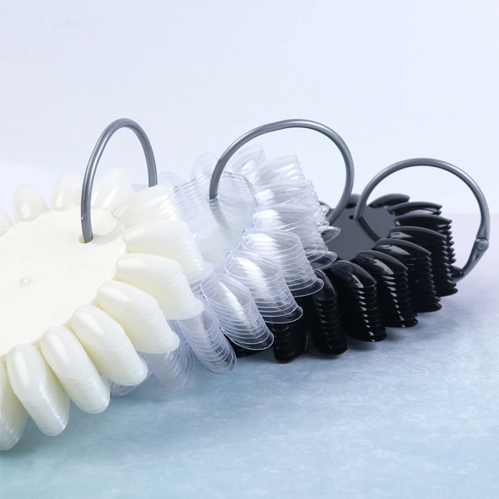 

Nail Color Card Transparent Lightweight Durable Made Premium Materials for Shop Manicure Color Display Card Exhibition