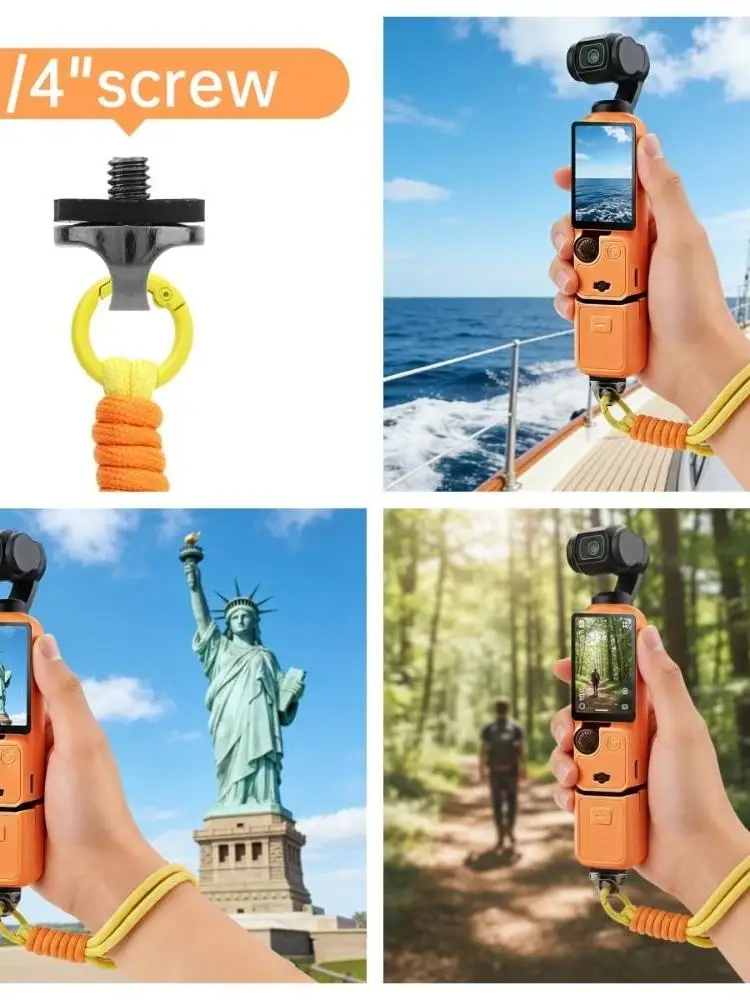 Wszechstronna ochrona Silikonowa obudowa kamery gimbalowej Odporna na zarysowania, wstrząsoodporna, lekka osłona ochronna do DJI OSMO Pocket3 — zdjęcie produktu 7