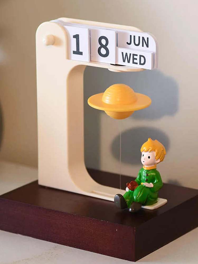 Ornement de bureau en bois personnalisable à lévitation magnétique, Calendrier des mille ans de guérison planétaire, Cadeau haut de gamme pour la Journée des enfants