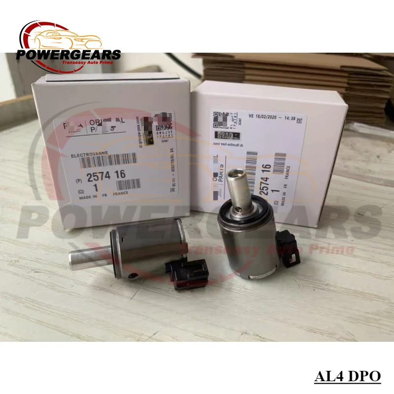 

Original AL4 DPO New Solenoid Valve Gearboxes Electrovalve Suit For Peugeot 206 207 306 307 406 407 806 807 257410 9653760480