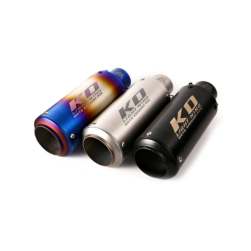 51mm Motorcycle Exhaust Stainless Steel Middle Link Pipe Escape Moto With DB Killer Slip on For Honda CB1000R 2018-2025