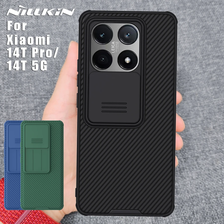 Nillkin for Xiaomi Mi 13T Pro / 13T 5G Case Camera Protection Lens camshield Frosted Hard 360 full Back Cover for Mi13T