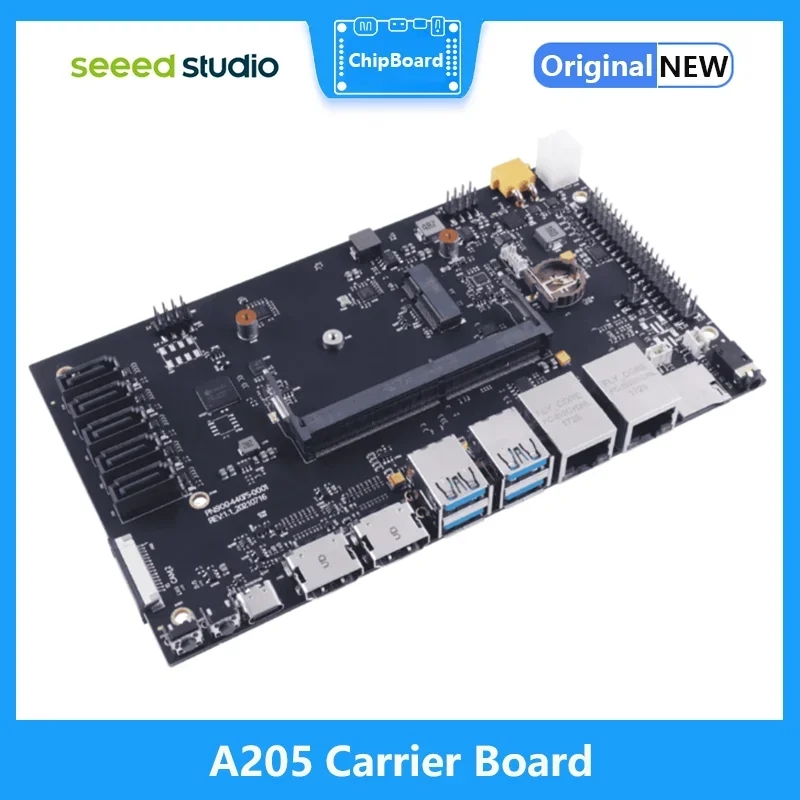 A205 Carrier Board for Jetson Nano/Xavier NX/TX2 NX With Compact Size and Rich Ports