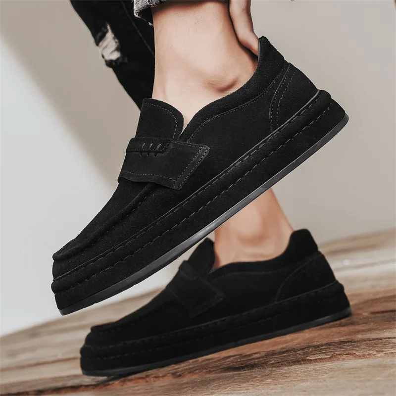 Men's casual shoes, fashionable business loafers, men's formal shoes, designer soft leather shoes, lightweight driving shoes