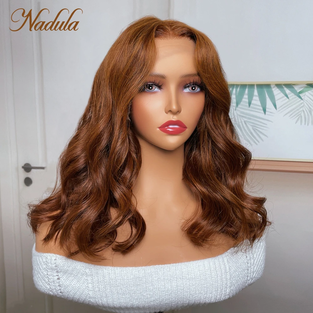 Nadula Loose Wave Hair Lace Front Wigs Chocolate Dark Brown Loose Wave Human Hair Lace Wig Plre Plucked With Baby Hair #4 Color