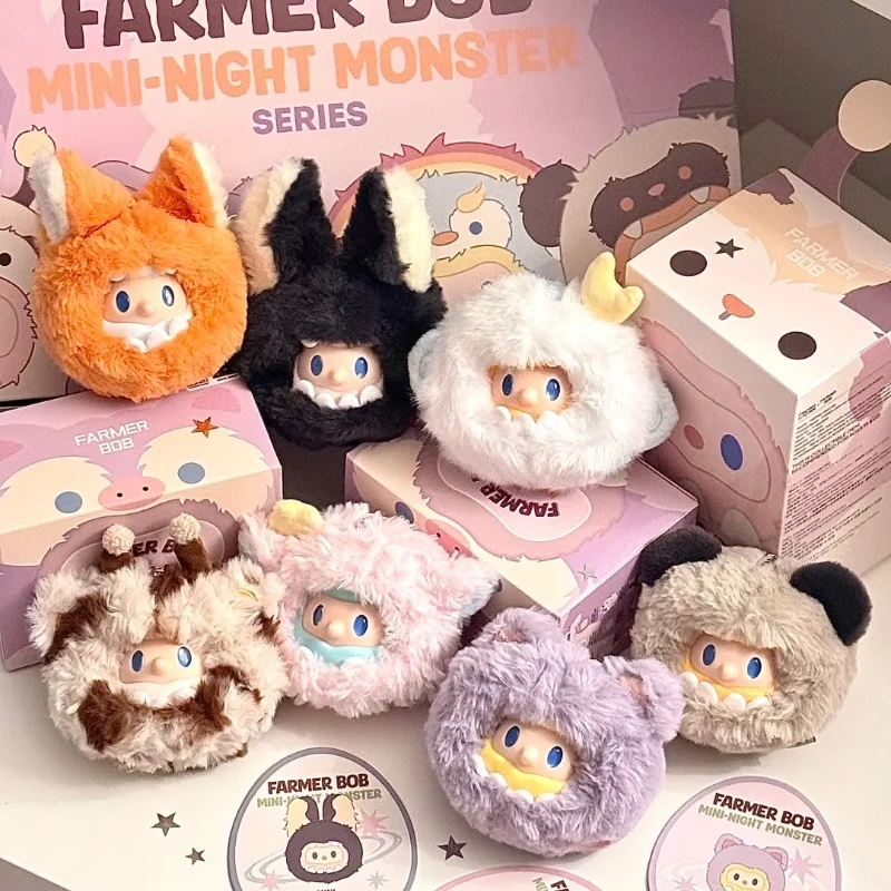 

Подлинная фермерский боб, мини-ночной монстр, загадочная коробка, кавайная виниловая кукла с лицом, коллекционная карта, подарочная упаковка, украшения, модель