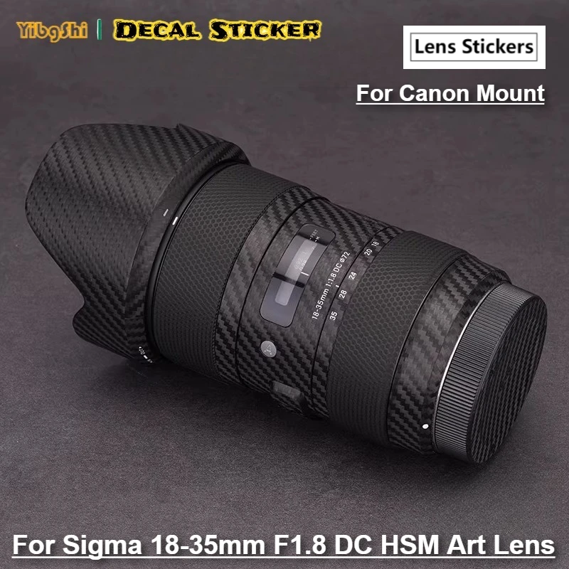 

For Sigma 1835art EF Mount Lens Sticker Cover Film for Sigma 18-35mm F1.8 Art DC HSM Lens Premium Decal Skin Protector Sticker