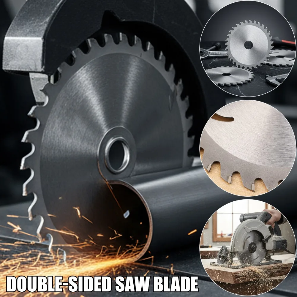 Woodworking Cutting Disc Small Circular Saw Blade for Wood Plastic Rotating Carbide Cutting Tools 20/30/40 Teeth 8000 Max RPM