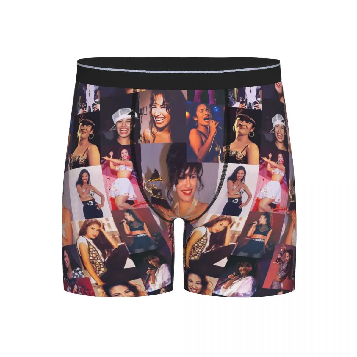 

Long Boxer Underpants Shorts Selena Quintanilla Vintage Panties Men's Breathable Underwear for Homme Man Boyfriend Gifts