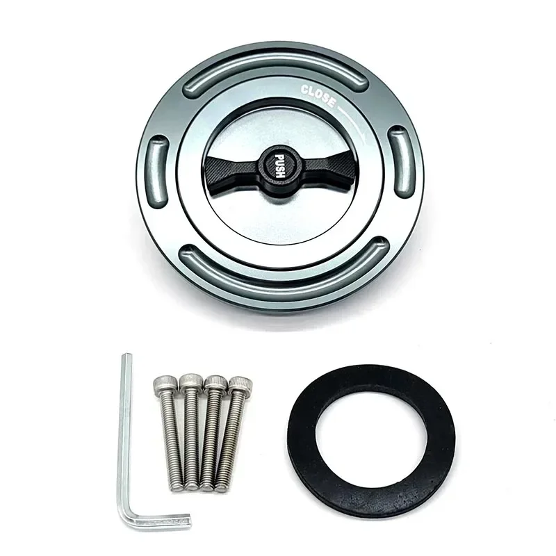 

For BMW R1250GS ADV R1200RT R1200GS R1200R 2006-2017 CNC Billet Fuel Tank Cover Motorcycle Accessories Gas Cap Petrol Covers