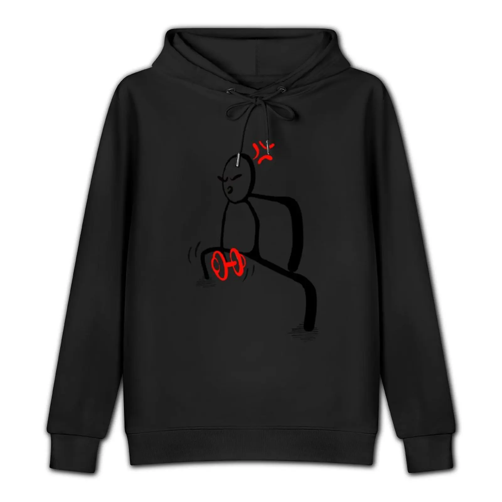 Stickman Bicep Curl Workout Pullover Hoodie mens clothing men's winter sweater hoodies and sweatshirts new