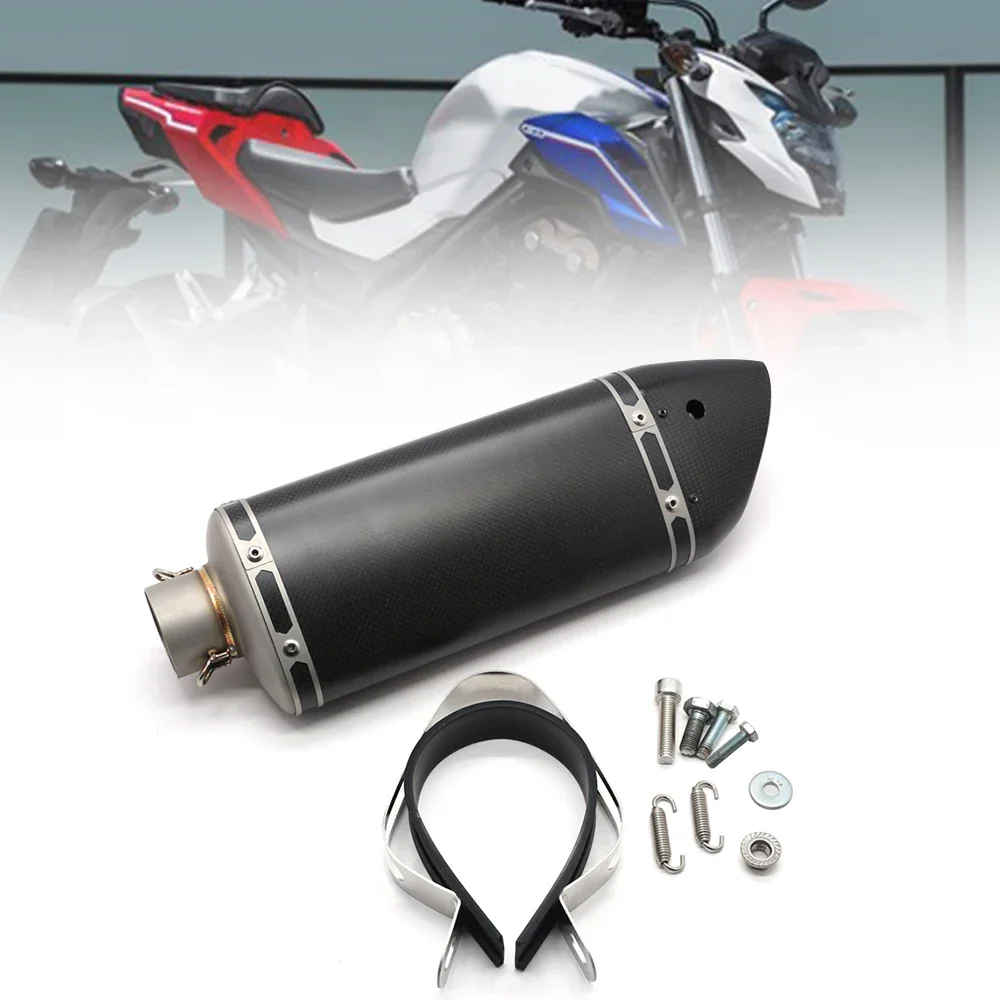alone 51mm Motorcycle Exhaust Muffler Pipe With Movable DB Kill for Dirt Bike Street Bike