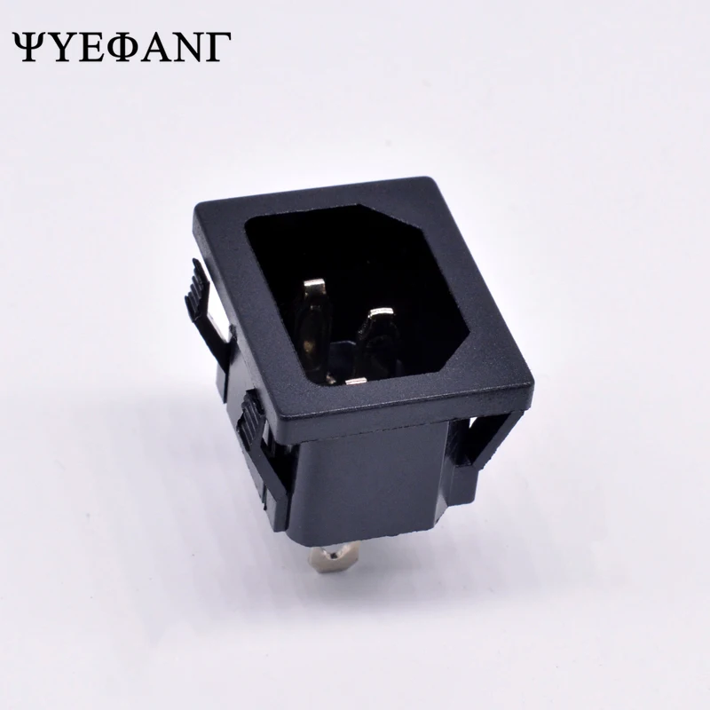 5PCS IEC320 C14 C13 3 Sprong AC PDU UPS Snap Power Outlet 3P Electrical Panel Receptacle AC Socket 250V 10A