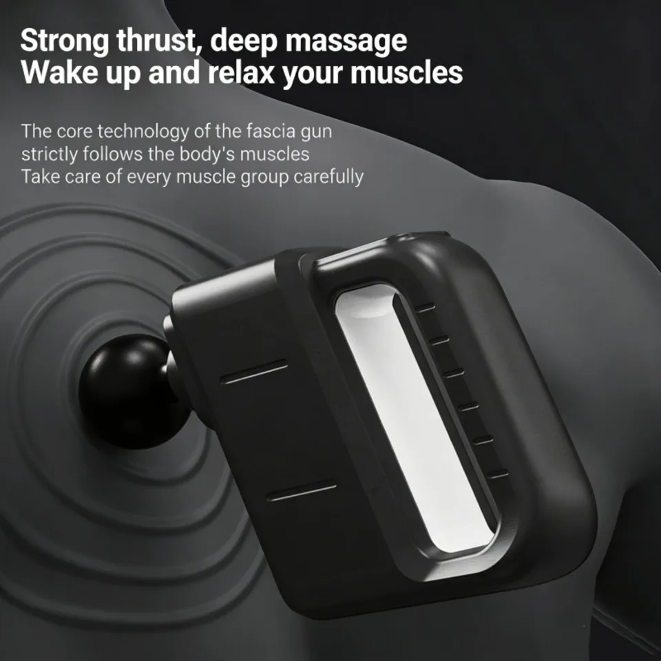 Professional Electric 8 Gears Muscle Deep Tissue Vibrate Massage Gun For Body Powerful Gym Percussion Tool
