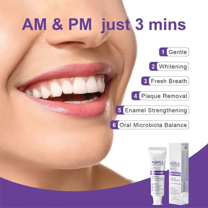 

Отбеливающая пробиотическая зубная паста Ежедневная чистка зубов Отбеливающая зубная паста Свежее дыхание Уход за зубами