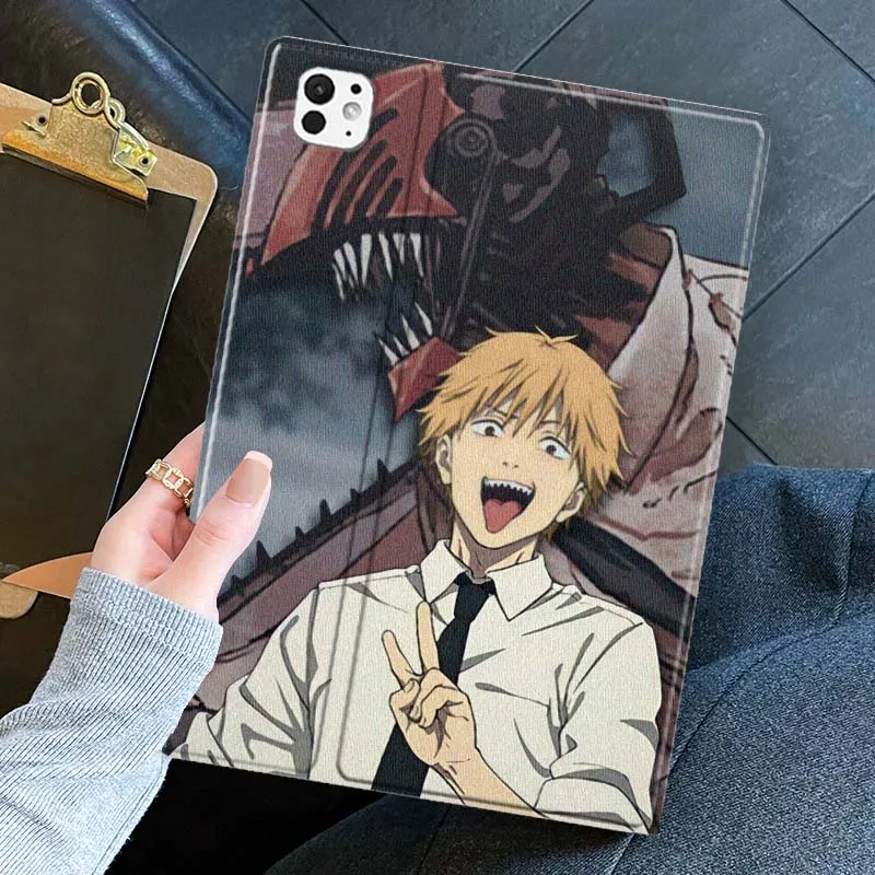 

C-Chainsaw Man Comic For iPad Pro Air mini 7 6 5 4 11th 10th 7th 6th 5th 13 12.9 11 10.9 10.5 10.2 Inch Tablet Case