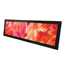 VSDISPLAY 28.6Inch 1920x540 Ultra Wide Stretched Bar LCD Monitor Bar LCD Monitor For Advertising