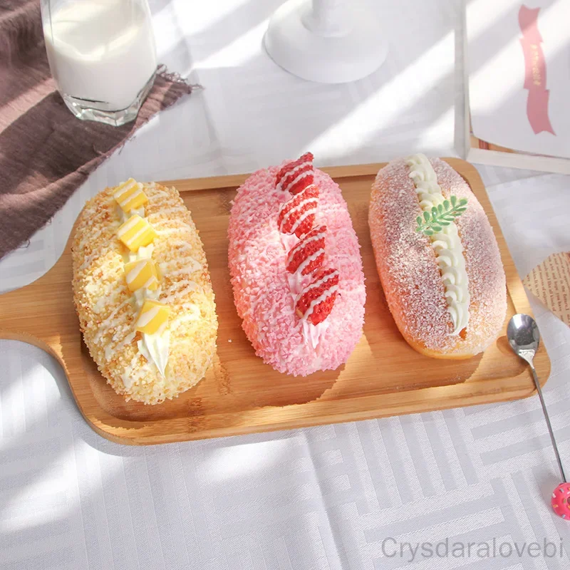 Simulation Fake Bread Crafts Decoration Food Model Soft Incense Props Window Display Permanent Preservation