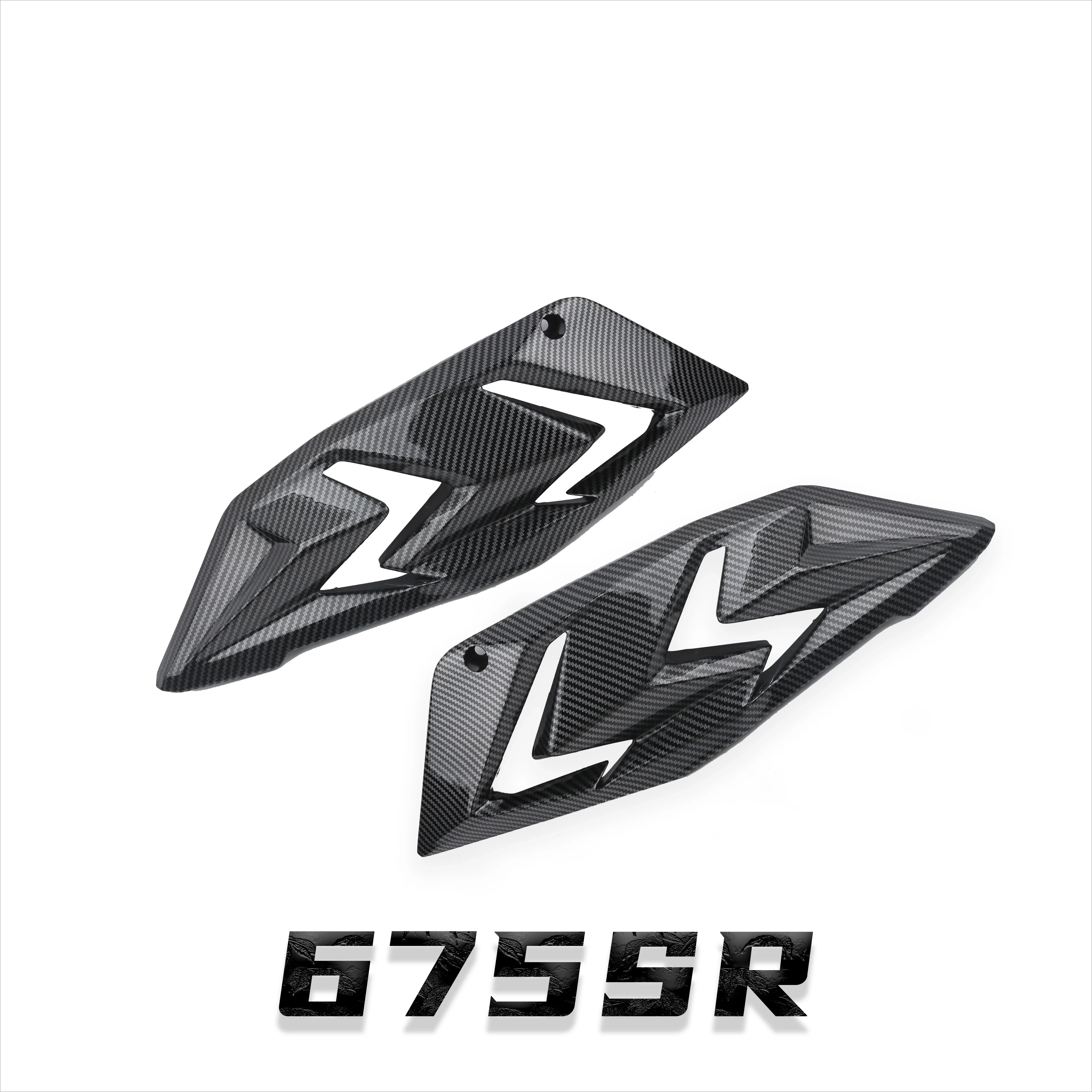 Suitable for nondestructive installation for CFMOTO 675SR modified engine baffle shark fin cover