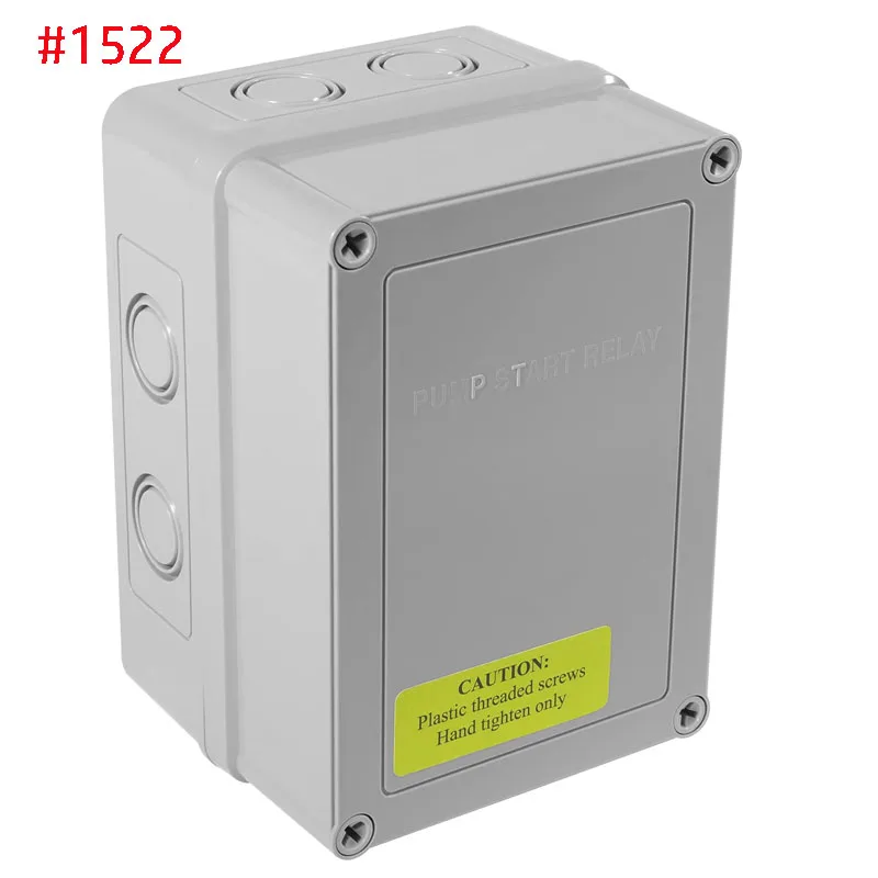 

1522 Pump Start Relay with Enclosure 3 HP / 110V / 220V 24V Coil for Irrigation Systems