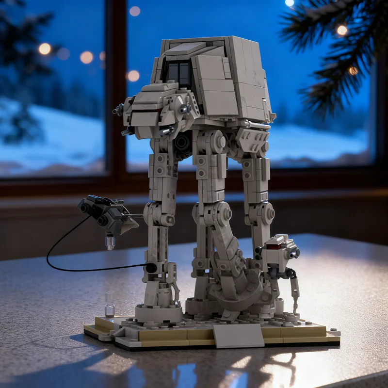 

821pcs MOC Small Size Battle Of HOTH Attack Star Model Building Blocks Creative Gift DIY Display Decor Adult Premium Kids Desk