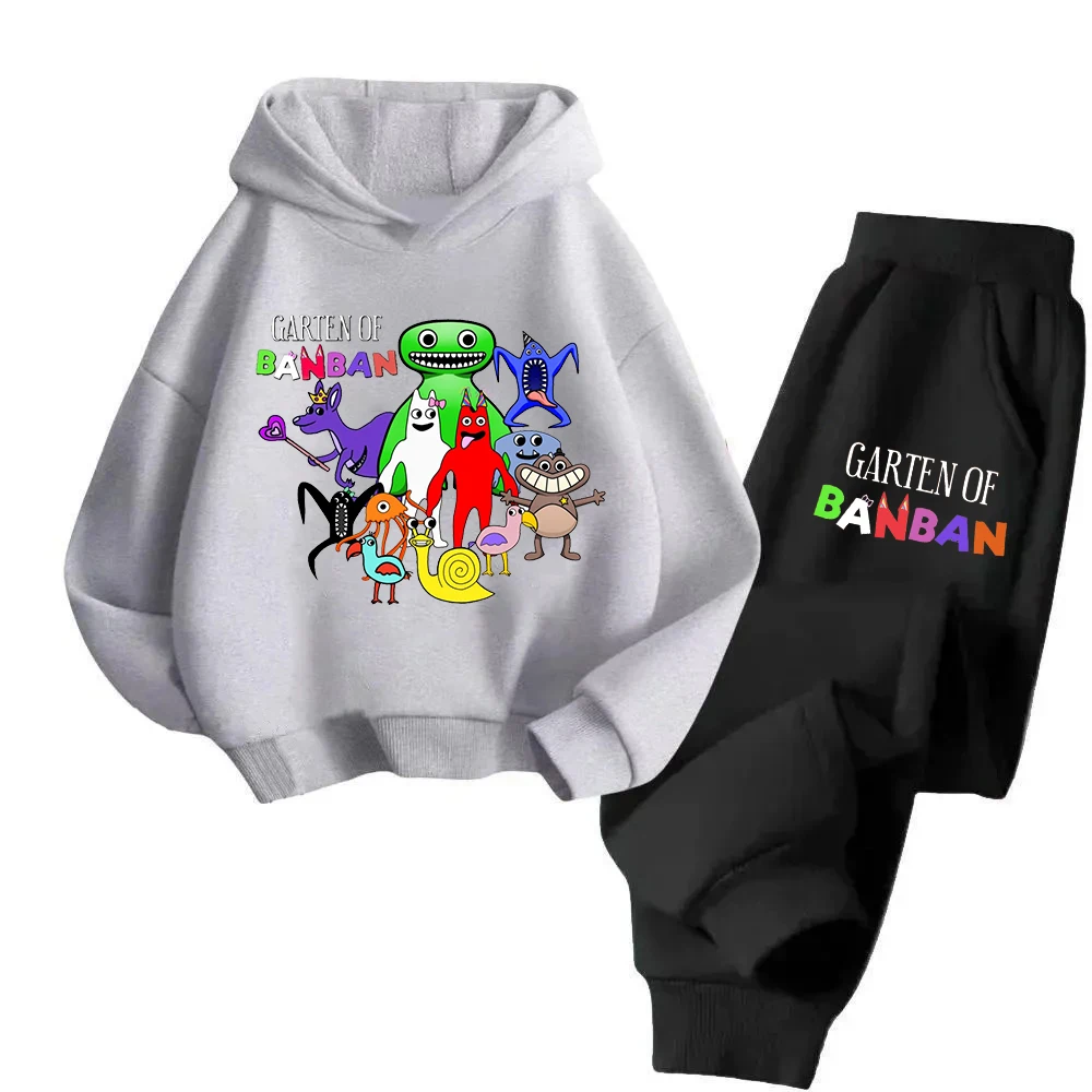 Garden of Banban-sudaderas con capucha y pantalones para niños, traje deportivo, sudadera para niñas, ropa para niños, jersey, conjunto informal de moda deportiva