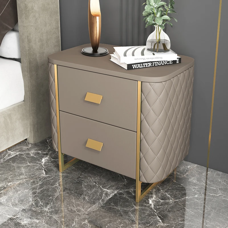 

Nordic White Nightstands Wooden Classic Storage Minimalist Bedside Nightstands Modern Unique Drawer Comodino Bed Side Table