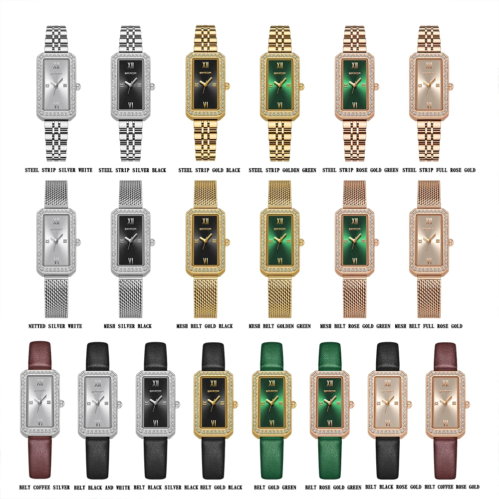 ساعة ذهبية للنساء مربعة الشكل كوارتز ساعات المعصم الفولاذ المقاوم للصدأ امرأة ساعات ذهبية صغيرة موضة فاخرة عادية Reloj