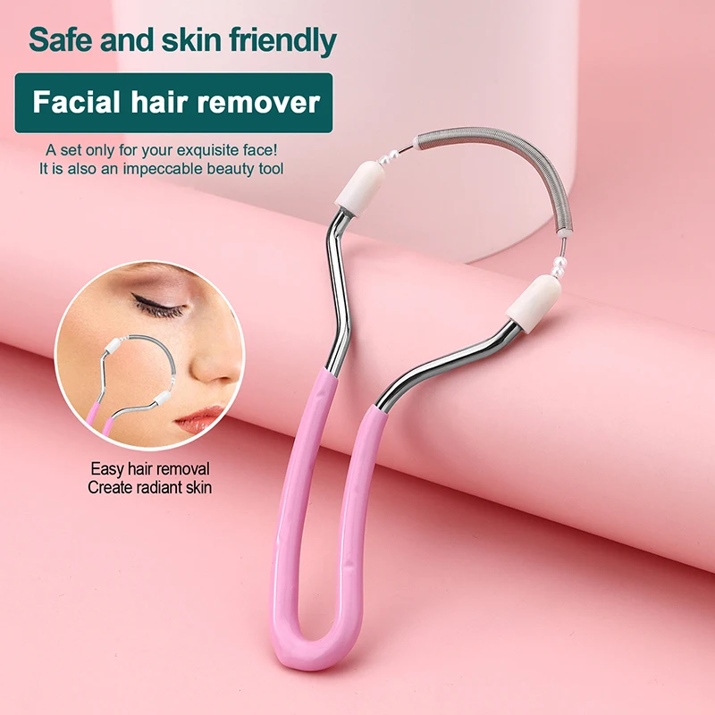 【M】Face Hair Remover Stainless Steel High Performance Premium Face Hair Remover Tool For Chin Cheek Mustache Upper Lip Women