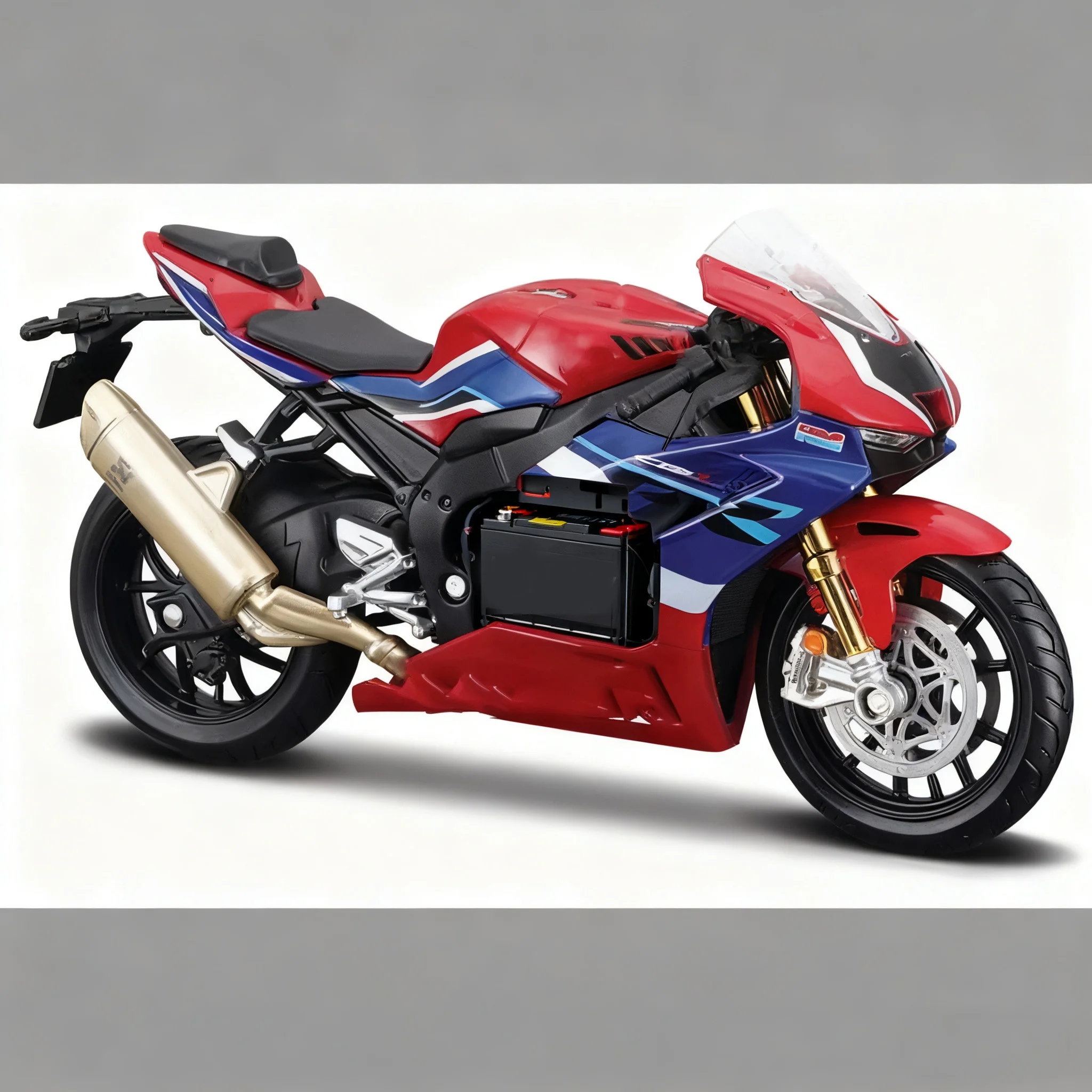 Nueva decoración de escritorio 1:18 H2 R motocicleta H2r modelo estático vehículos fundidos a presión pasatiempos coleccionables Moto juguetes regalos Moto regalos