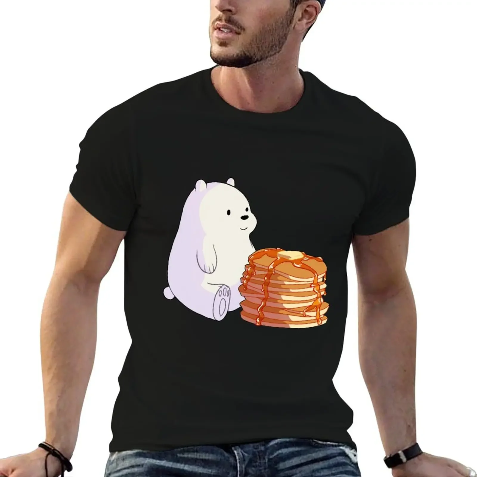 

Ice Bear's sweater weather T-Shirt cotton graphic tees plus size clothes shirts men