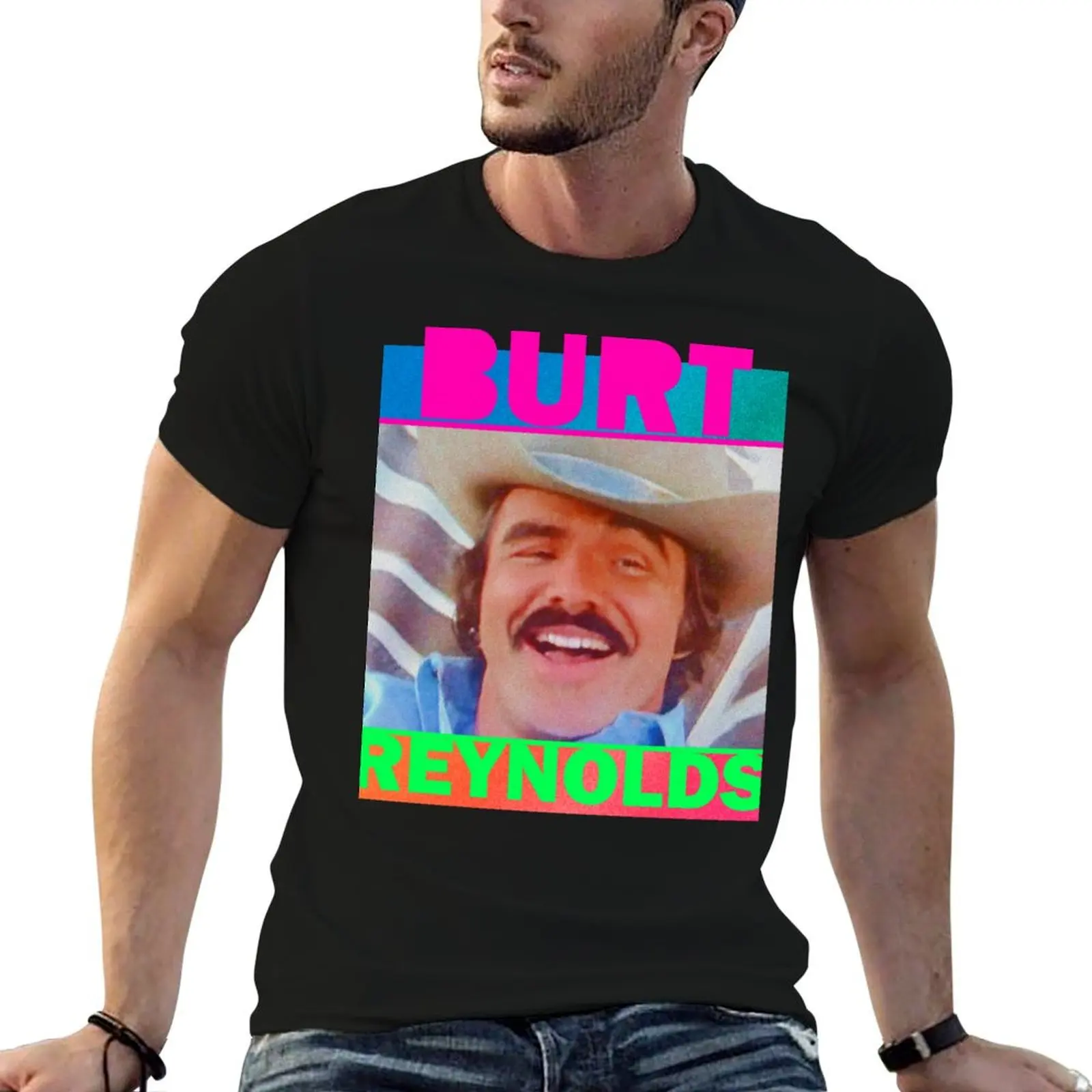 The Bandit - Burt Reynolds T-Shirt Comfortable Basic Crew Neck Tee