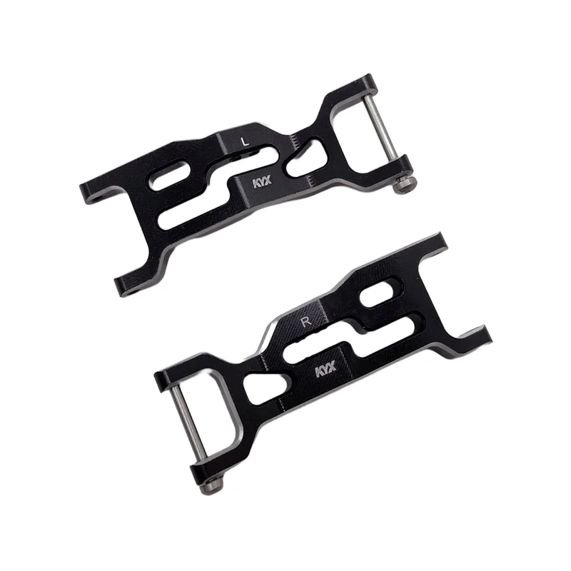 

KYX Racing Aluminum Front Suspension Arms Upgrades Parts Accessories for 1/16 1/18 RC Crawler Car LOSI Mini-B Brushed Mini-T 2.0