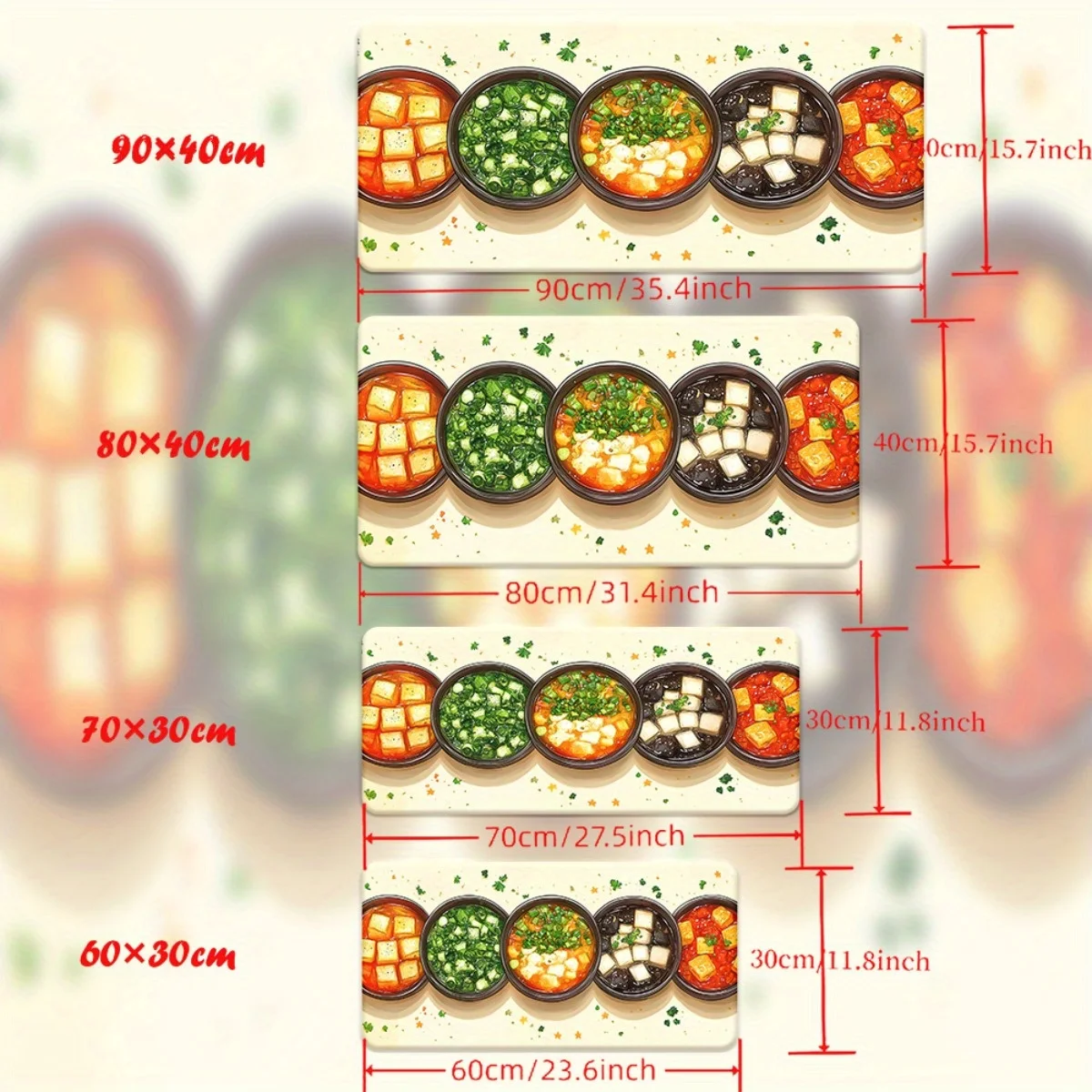 Podkładka pod mysz XXL z żywym wzorem owoców i warzyw - Wytrzymała gumowa mata na biurko pod klawiaturę i do gier na PC, idealny prezent dla...