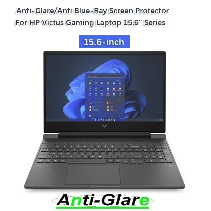 2X Anti-Glare Screen Protector Guard For HP Victus Gaming Laptop 15-fb0000ca 15-fb1000ca 15.6