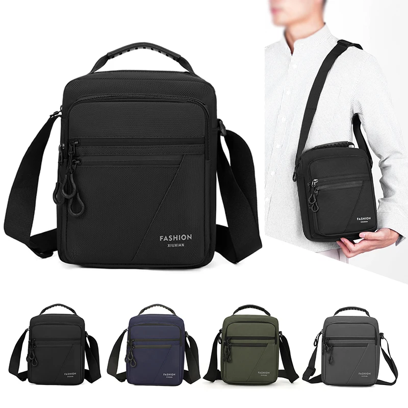 

Men Crossbody Bag Casual Business Commuting Shopping Travel Shoulder Bag Large Capacity Sports Hiking Phone Pouch Sling Backpack