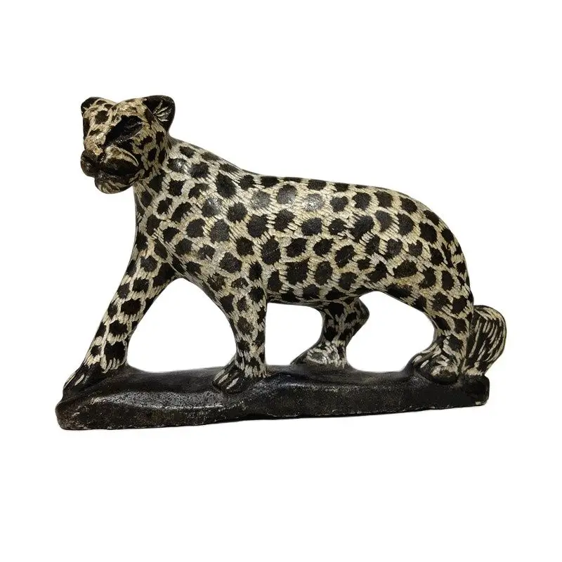 

Natural Stone Figurine Panthera Pardus Crystals Statue Home Decor Feng Shui Ornaments And Wicca Witchcraft Reiki Healing