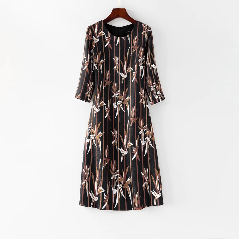 

Women's Vintage Print Sheath Dress, Fashion, Luxury, Work Dresses, D3286