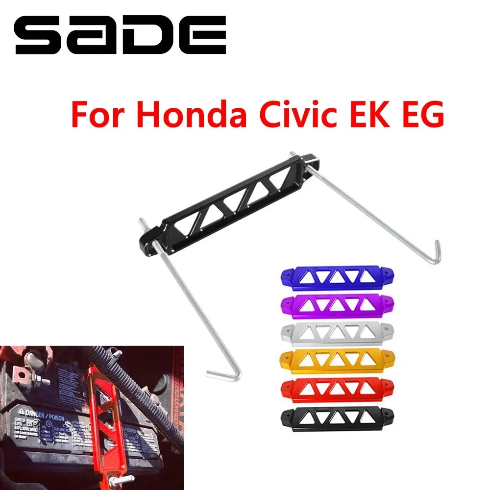 Universal Aluminium Auto Batterie Binden Halter Halterung Klammer Bar für Honda Civic EK ZB Auto Racing Zubehör BT-1006