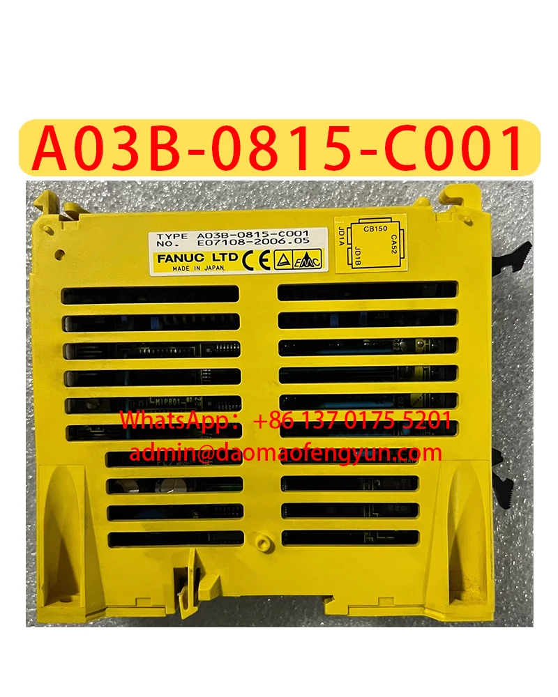 

A03B-0815-C001 Used I/O Modules Tested for Normal Shipping，Fast shipping，The shipment will be arranged after passing the test