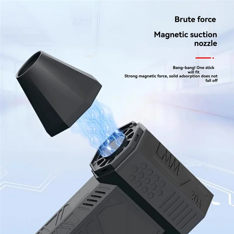 

CQMF-Ручной воздуходувка 130000 Бесщеточный двигатель Mini Turbo Jet Fan RPM, мощный инструмент для очистки воздуховодов B