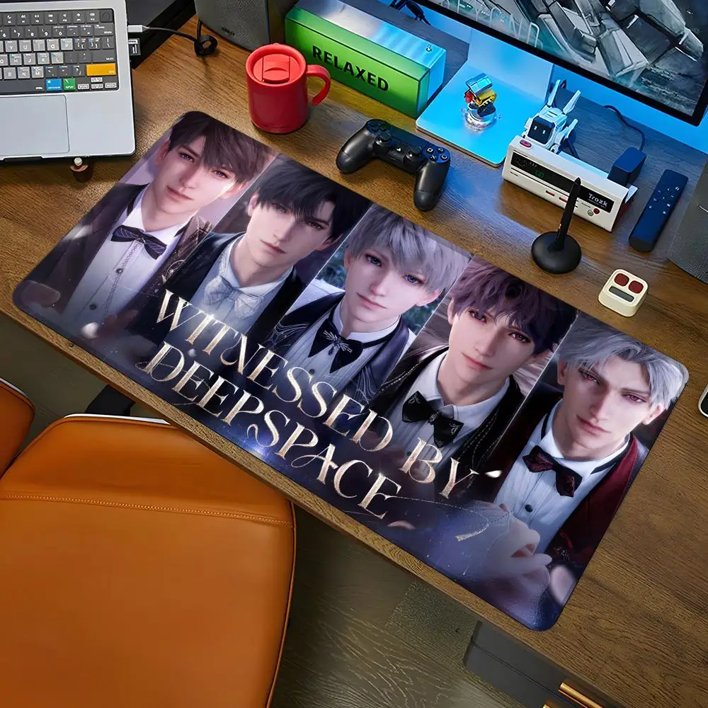 

Game Love And Deepspace Mouse Pad Gaming Mousepad Abstract Large 800x400x2mm MouseMat Gamer XXL Mause Carpet PC Desk
