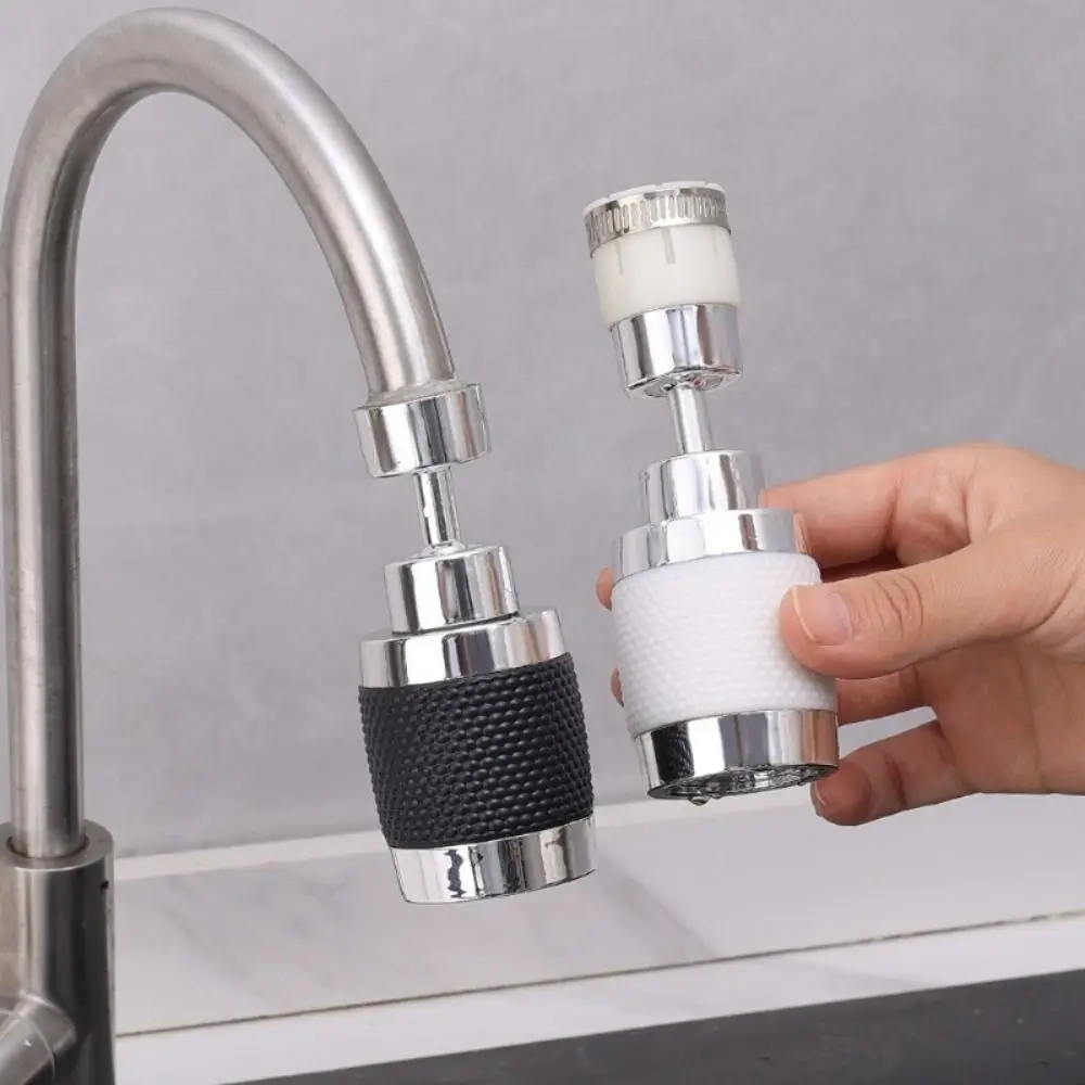 Universal 360° Swivel Splash-Proof Faucet Kitchen Filter Faucet 3 Mode Adjustable Faucet Extender Faucet Spout Filter Nozzle