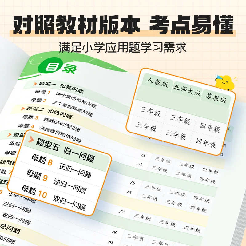 Primary School Application Problem Theme Solving Techniques, Mathematics Score Improvement Training for Grades 1-6